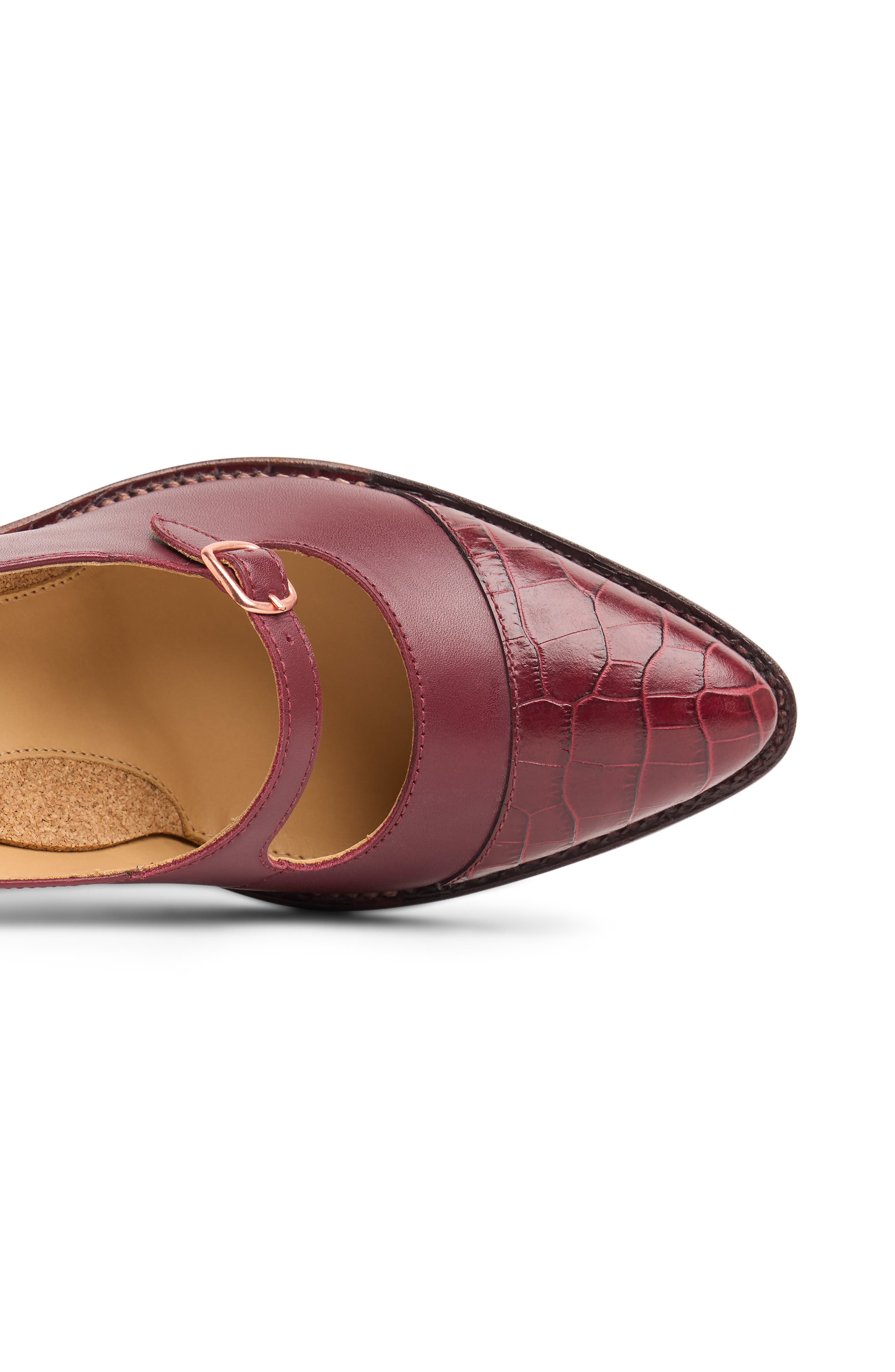 The Office of Angela Scott Miss Eliza Mary Jane Pointed Cap Toe Pump, Alternate, color, 