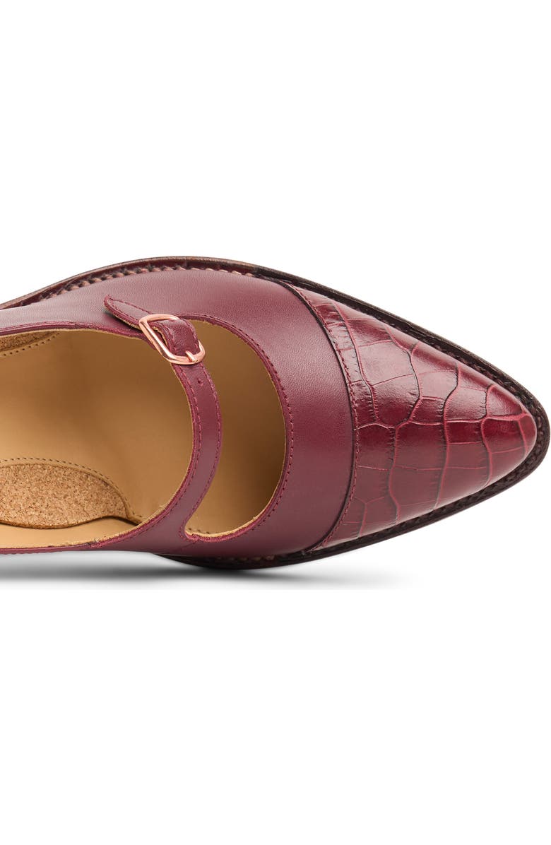 The Office of Angela Scott Miss Eliza Mary Jane Pointed Cap Toe Pump, Alternate, color,