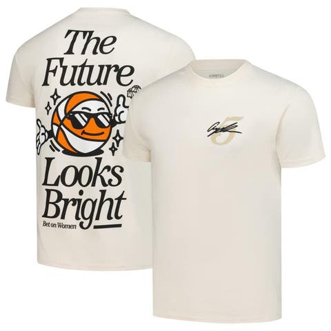 Unisex Angel Reese Cream Chicago Sky The Future Looks Bright T-Shirt