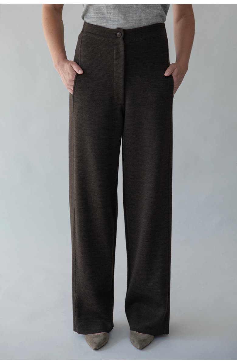 SSKEIN Laurent Trousers, Main, color, Cocoa