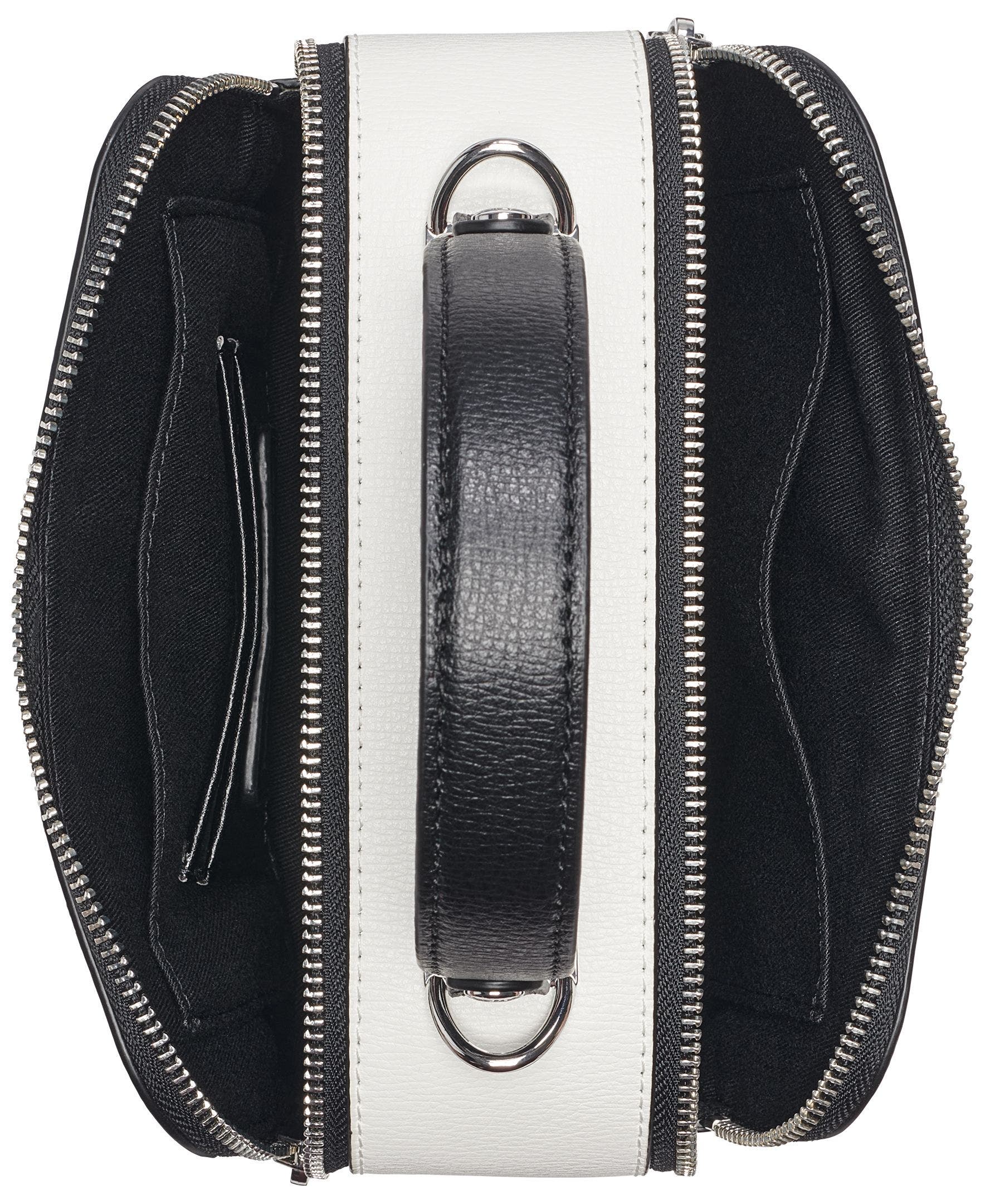 KARL LAGERFELD PARIS Simone Crossbody, Alternate, color, White/Black 1