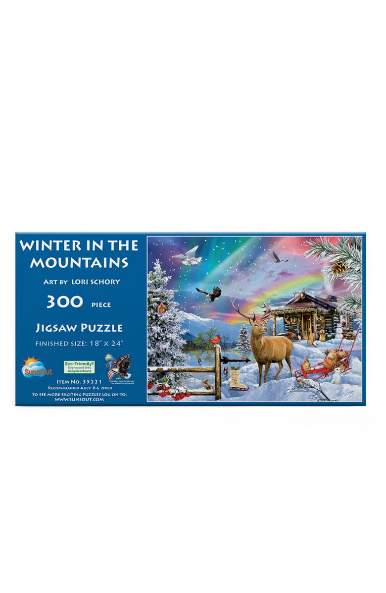 Sunsout Winter In The Mountains 300 piece Jigsaw Puzzle for Adults, Alternate, color, Multicolor