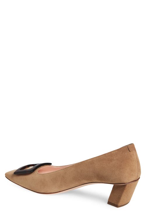 Roger Vivier Belle Vivier Block Heel Pump In Brown