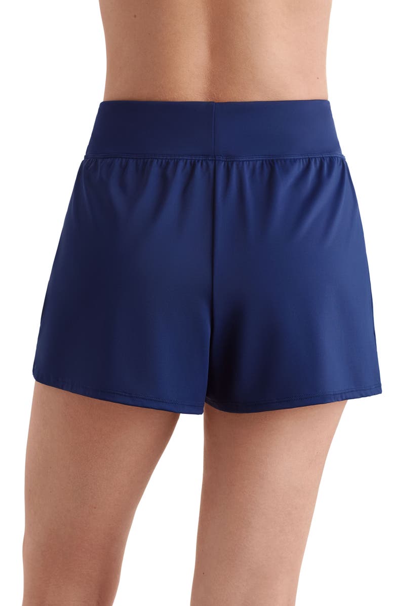 ShapeSolver Solid Swim Short, Alternate, color, Navy Blue