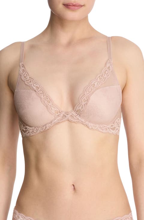 Feathers Plunge T-Shirt Basics Bra