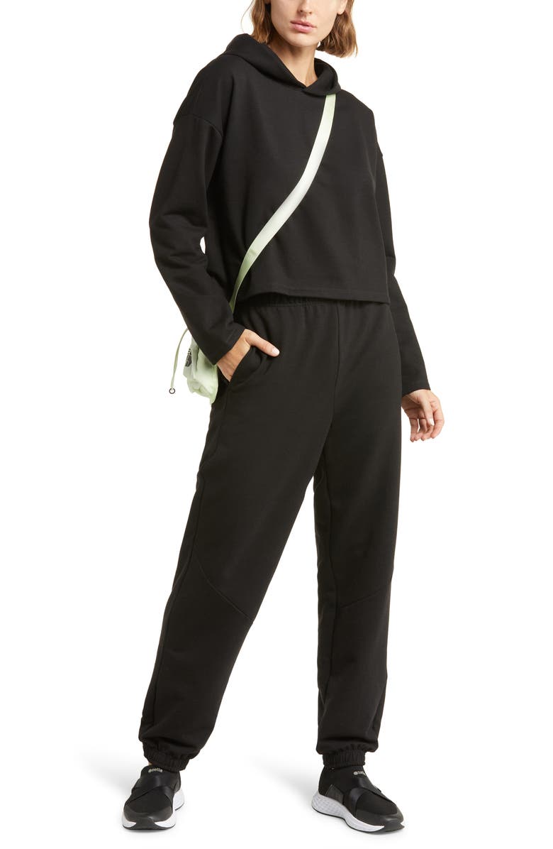 Zella Weekend Boxy Crop Hoodie, Alternate, color,