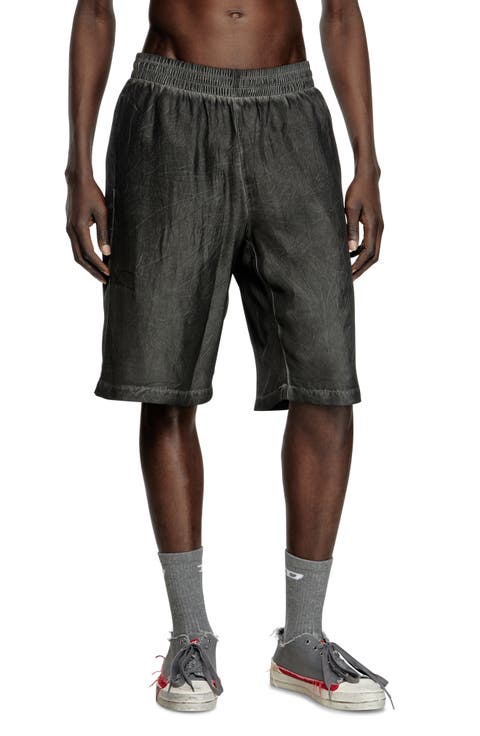 Gender Inclusive P-Leon-Short Elastic Waist Shorts