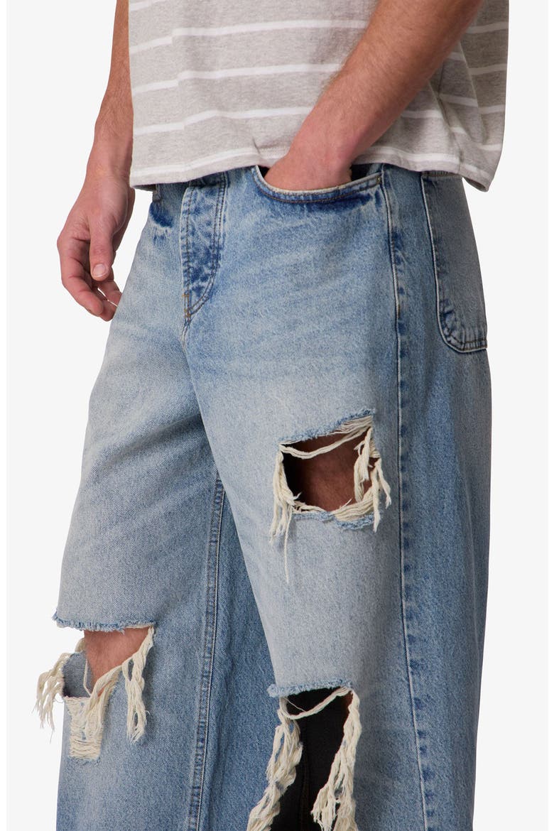 Blowout Rave Ripped Jeans, Alternate, color, WESTERN BLUE