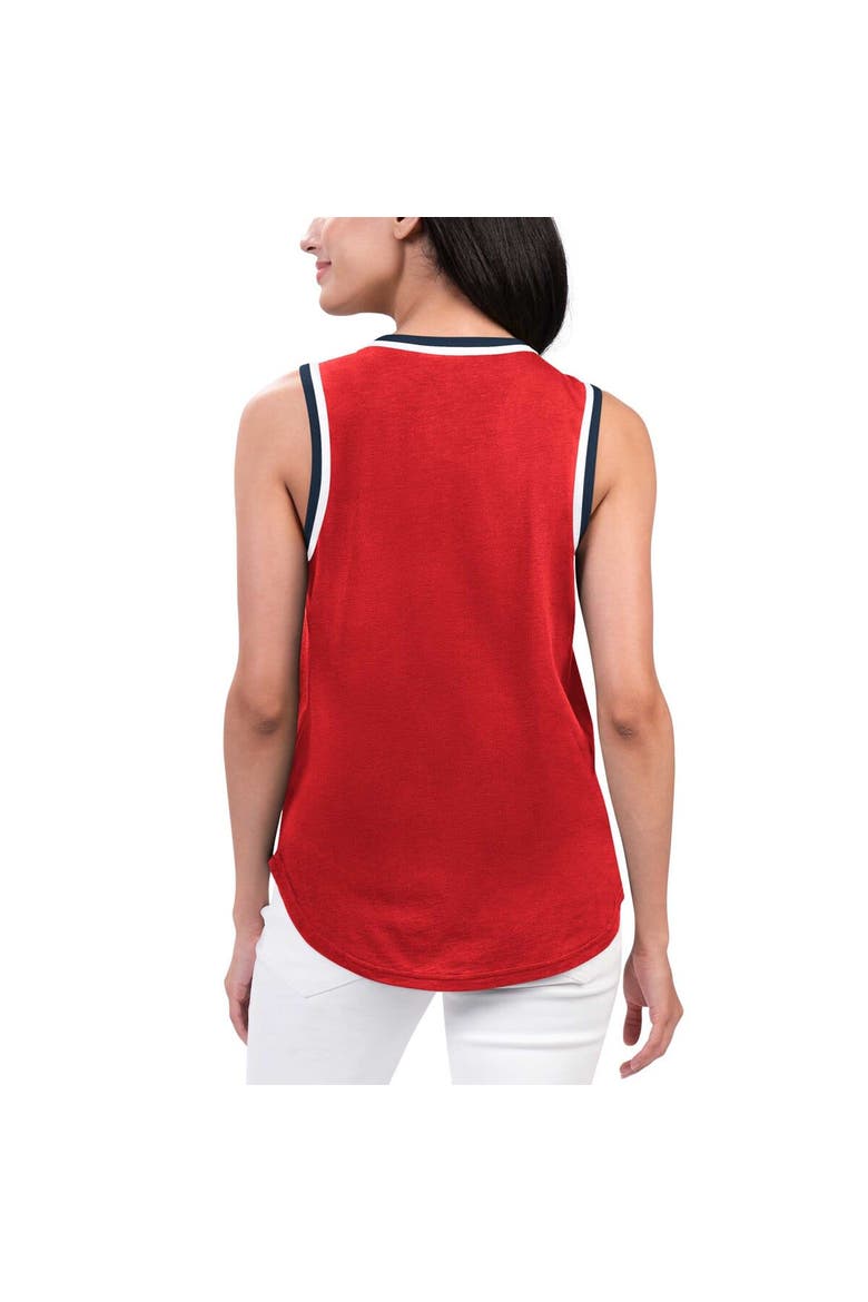 Women's G-III 4Her by Carl Banks Red Washington Capitals Strategy Tank Top, Alternate, color, Red