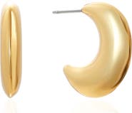 Ettika Half Moon Hoop Earrings