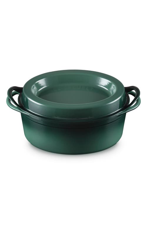 Le Creuset Enamel Cast Iron Doufeu In Green