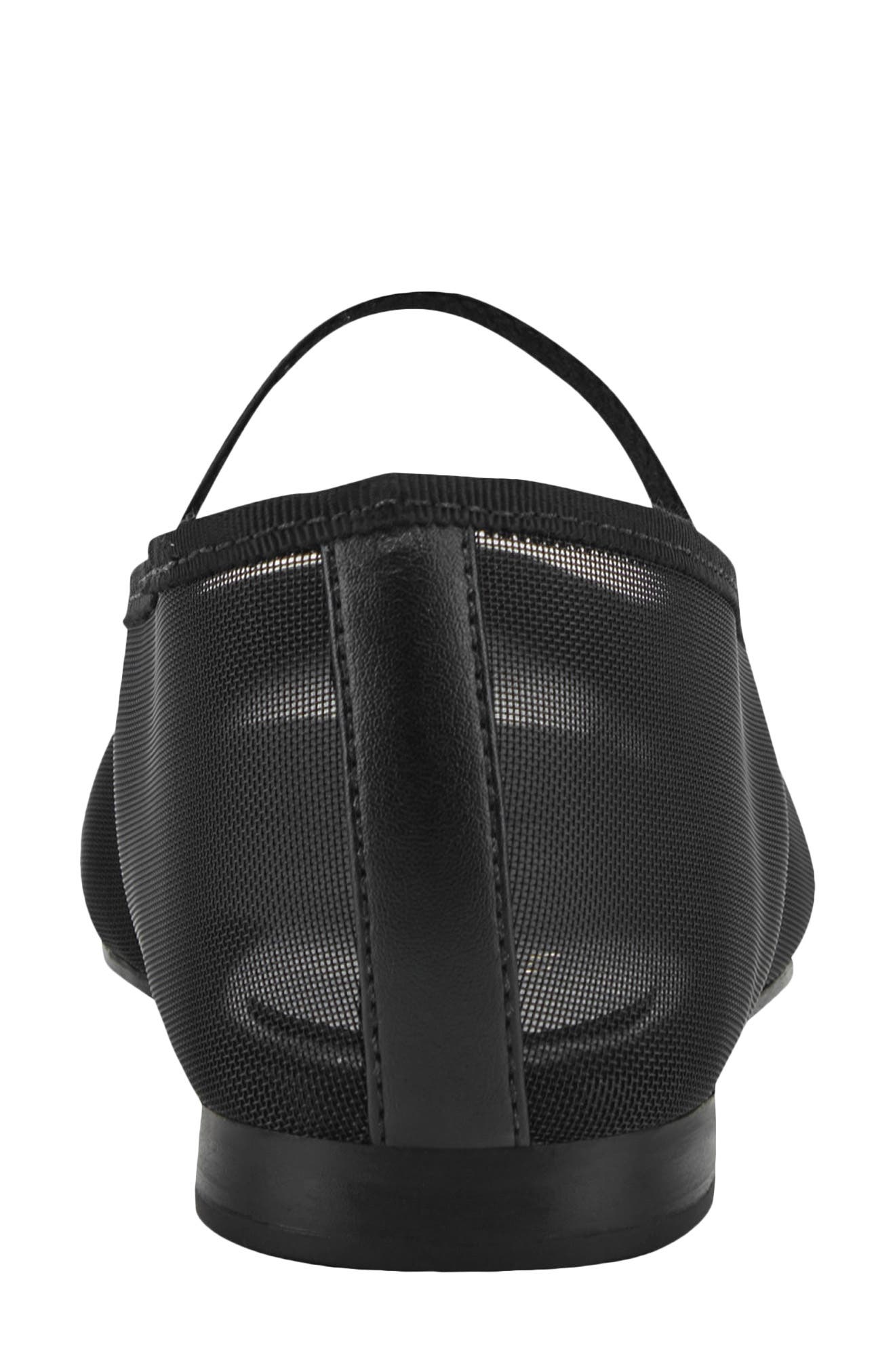 Marc Fisher LTD Ureka Mesh Ballet Flat, Alternate, color, Black