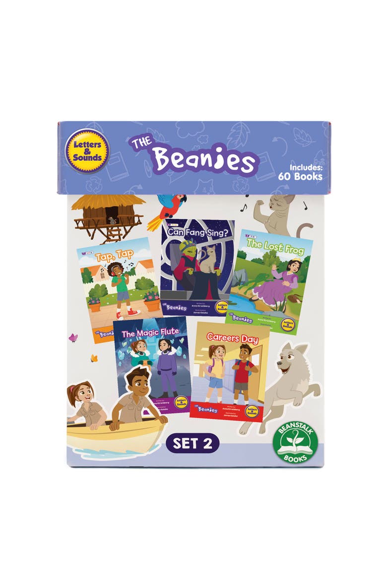 The Beanies Hilo Diversity Decodable Boxed Set 2 W/ 60 Books, Alternate, color, Multicolored
