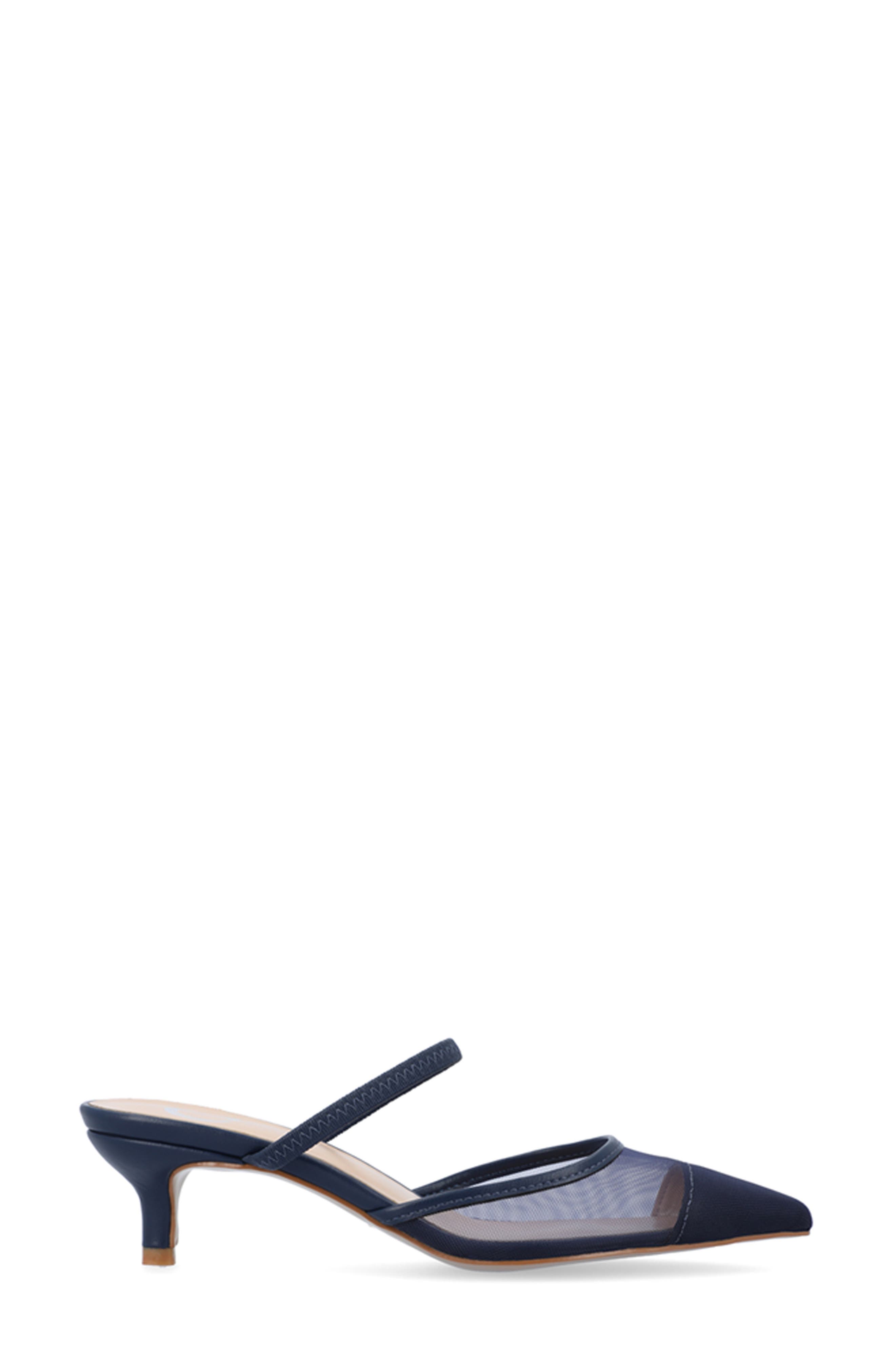 Journee Collection Allana Pointed Toe Pump, Alternate, color, Blue