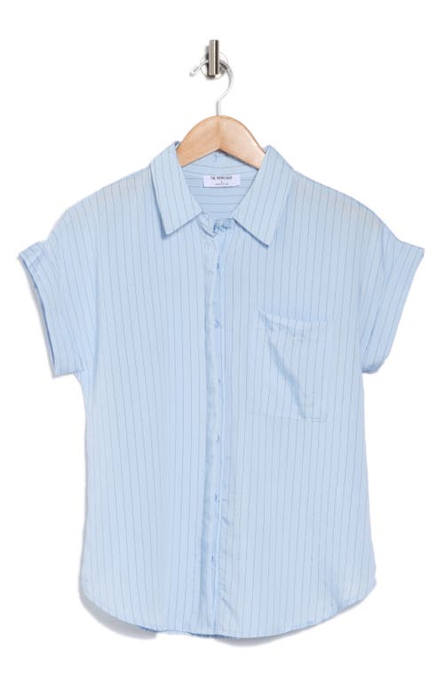 BLU PEPPER BLU PEPPER PINSTRIPE WOVEN TOP