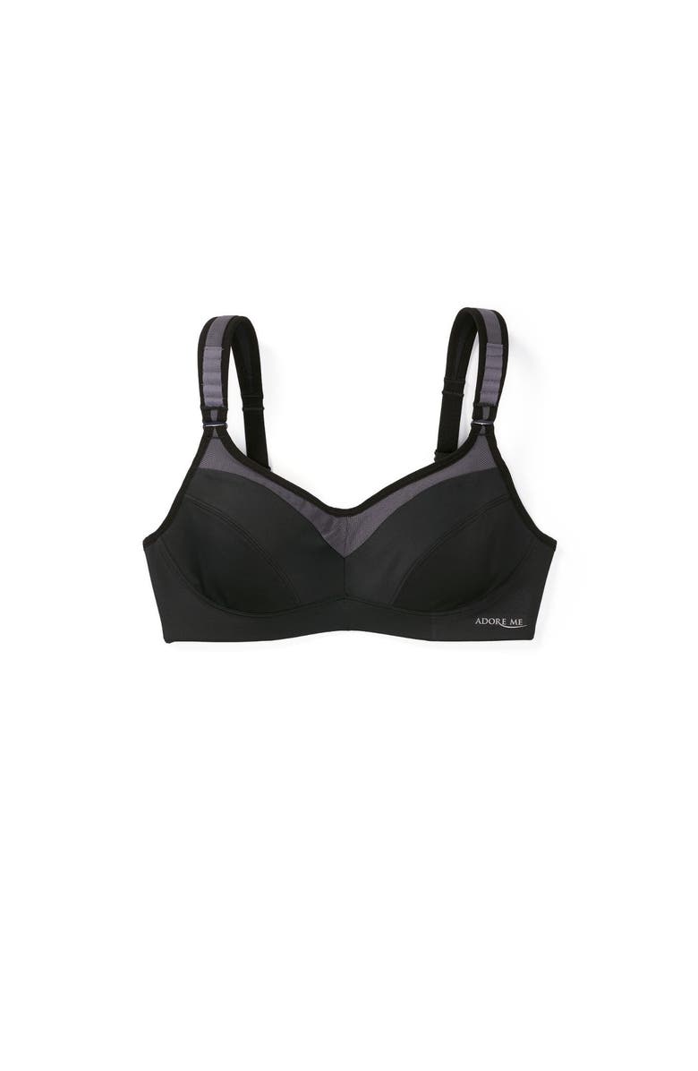 Adore Me Maho High-Impact Sports Bra, Alternate, color, Black