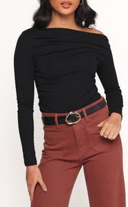 Petal & Pup Cer One-Shoulder Knit Top