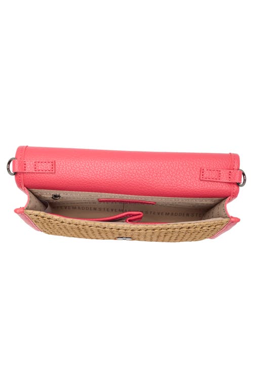 Steve Madden Glow Straw Crossbody Bag