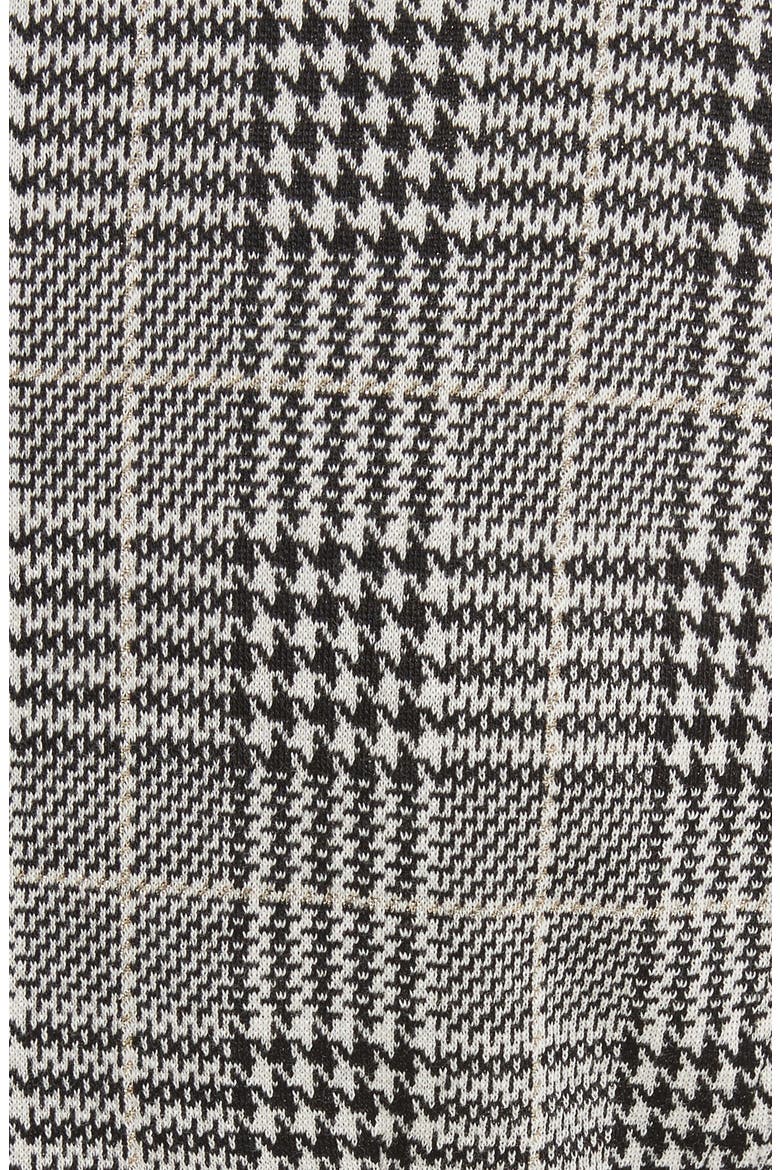 Plaid Blazer, Alternate, color, BLACK/ ECRU/ ANTIQUE GOLD
