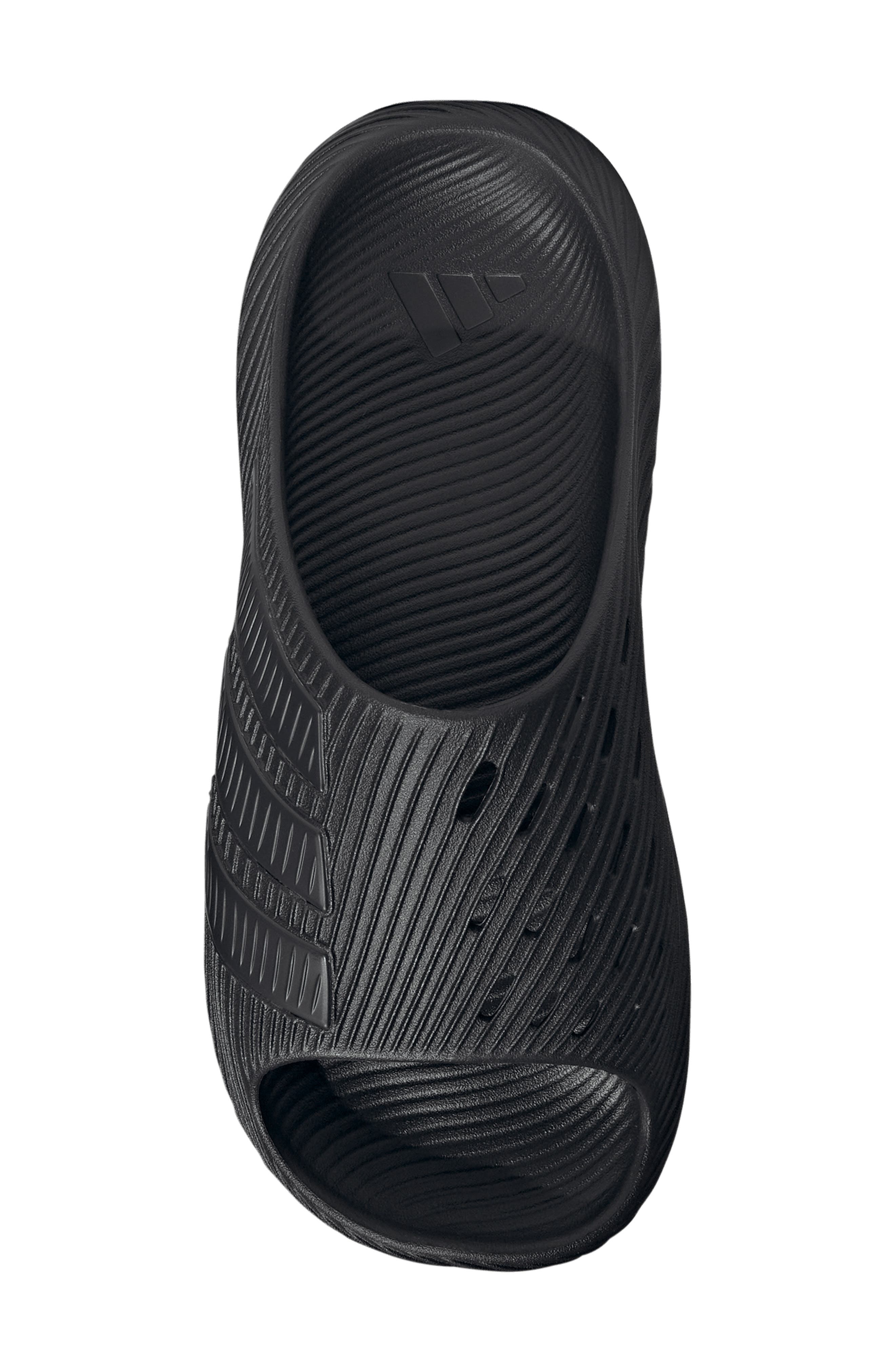 adidas Gender Inclusive Purechill Slide Sandal, Alternate, color, Black/ Carbon