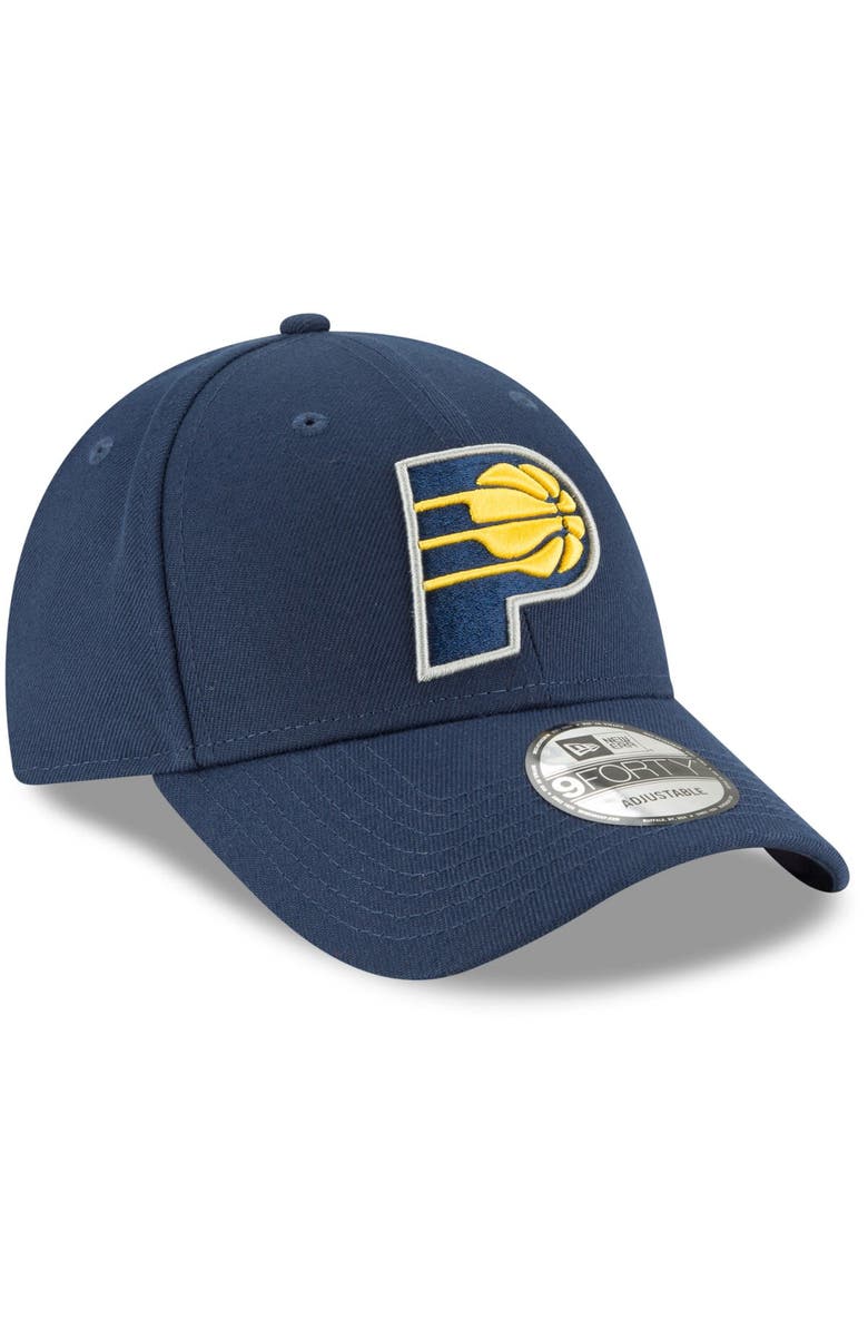 New Era Men's New Era Navy Indiana Pacers Official Team Color The League 9FORTY Adjustable Hat, Alternate, color, 