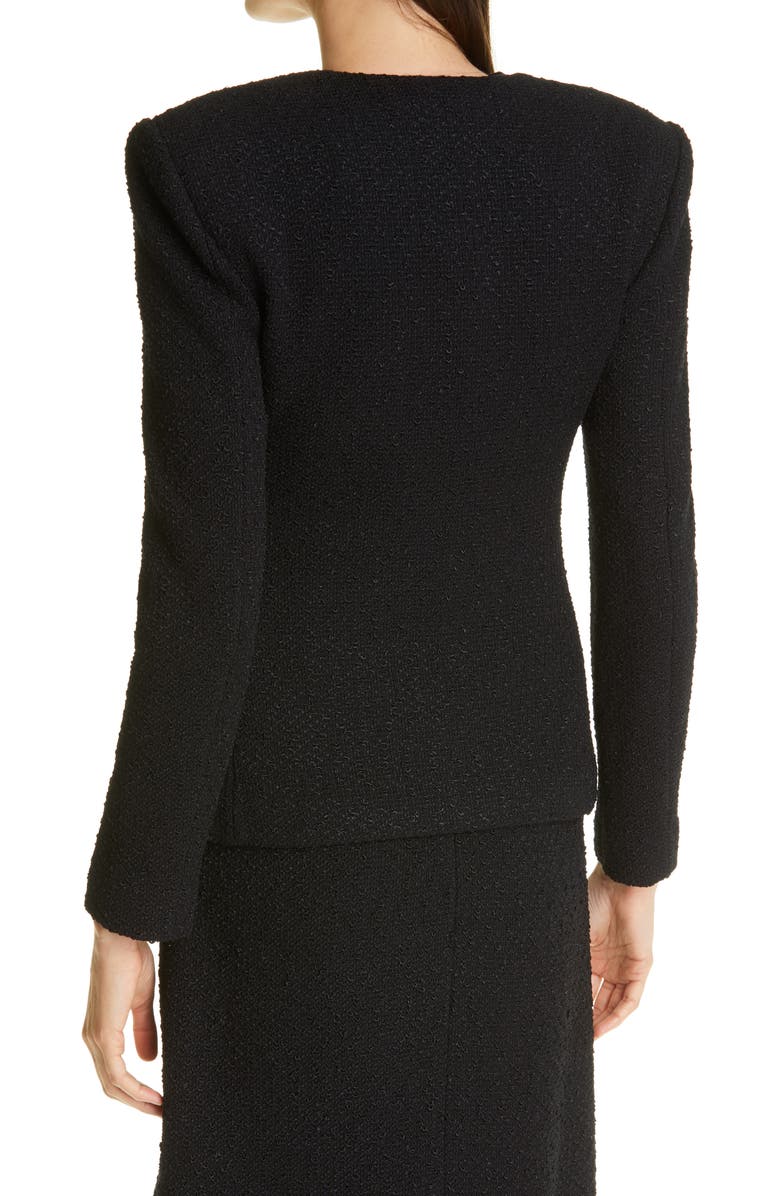 St. John Collection Modern Slub Knit Jacket, Alternate, color,