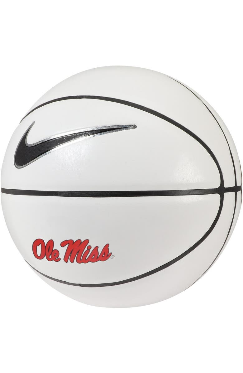Nike Ole Miss Rebels Autographic Basketball, Alternate, color,
