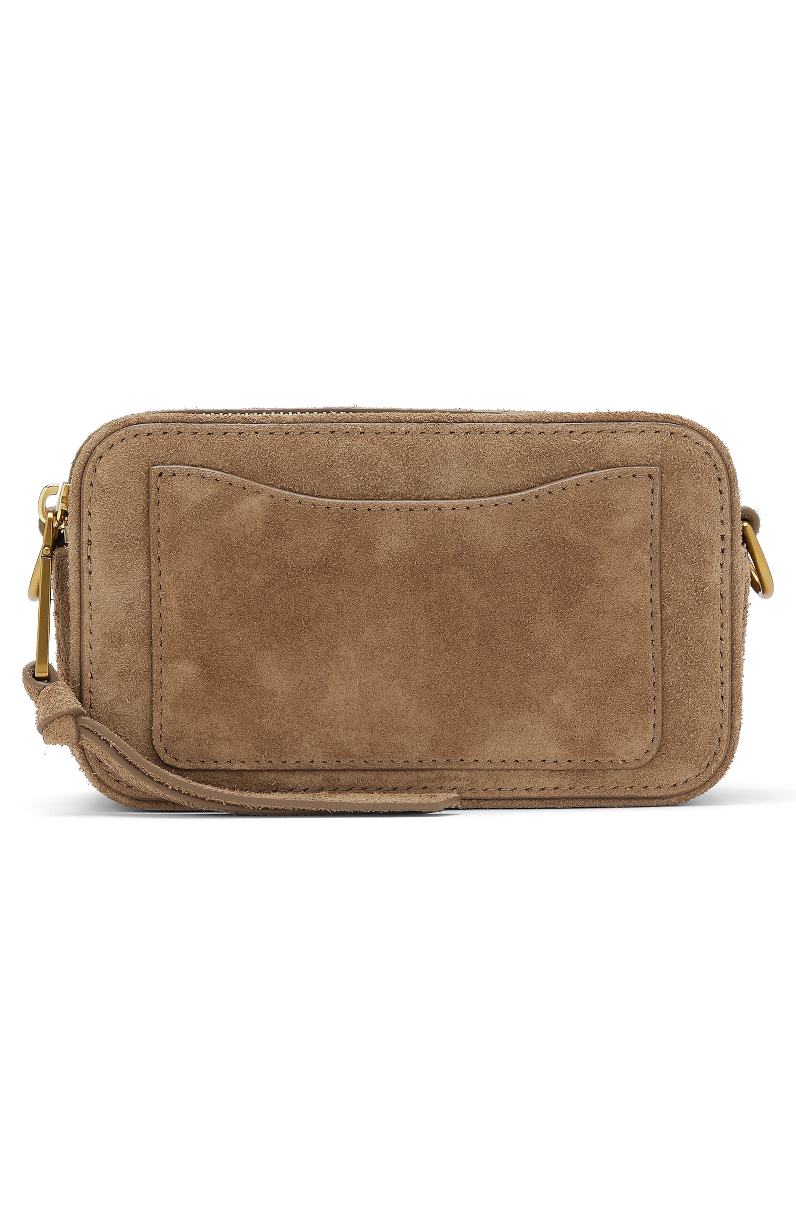 The Floral Print Snapshot Crossbody Bag, Alternate, color, HAZELNUT