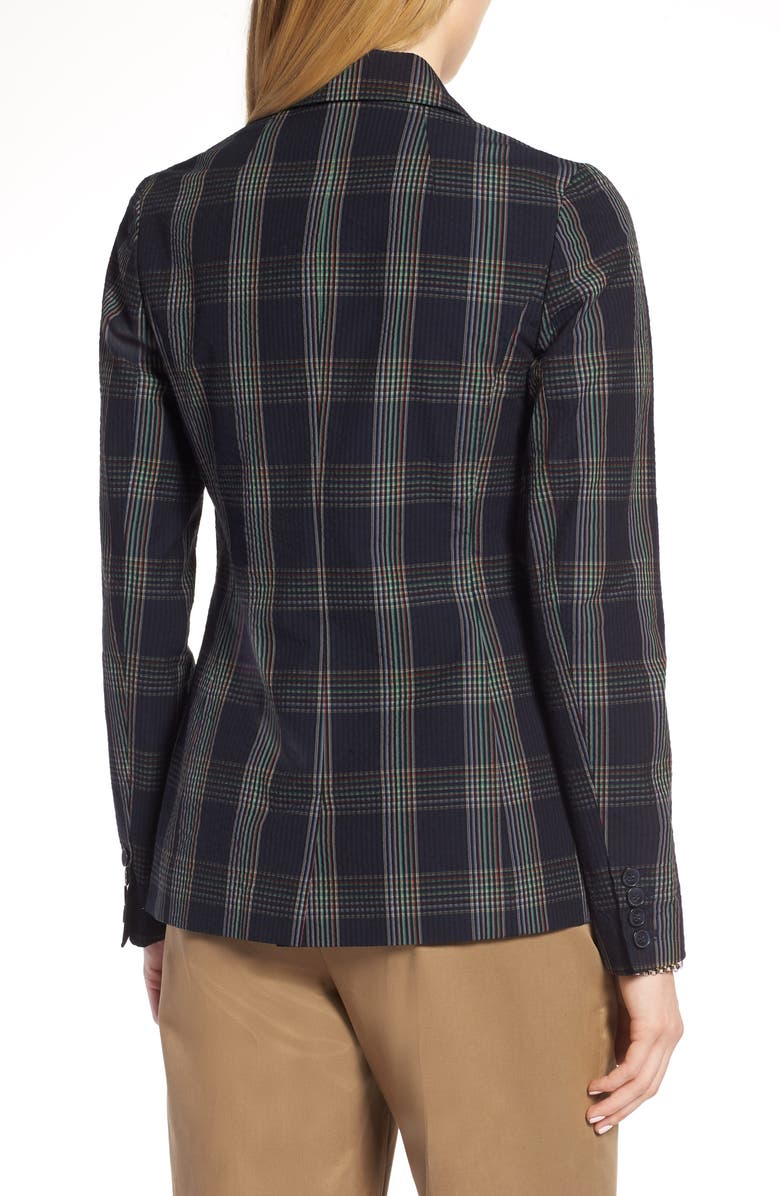 1901 Puckered Plaid Blazer, Alternate, color, 