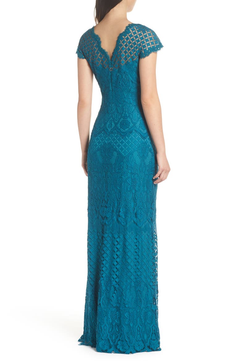 Lace Gown, Alternate, color, CERULEAN