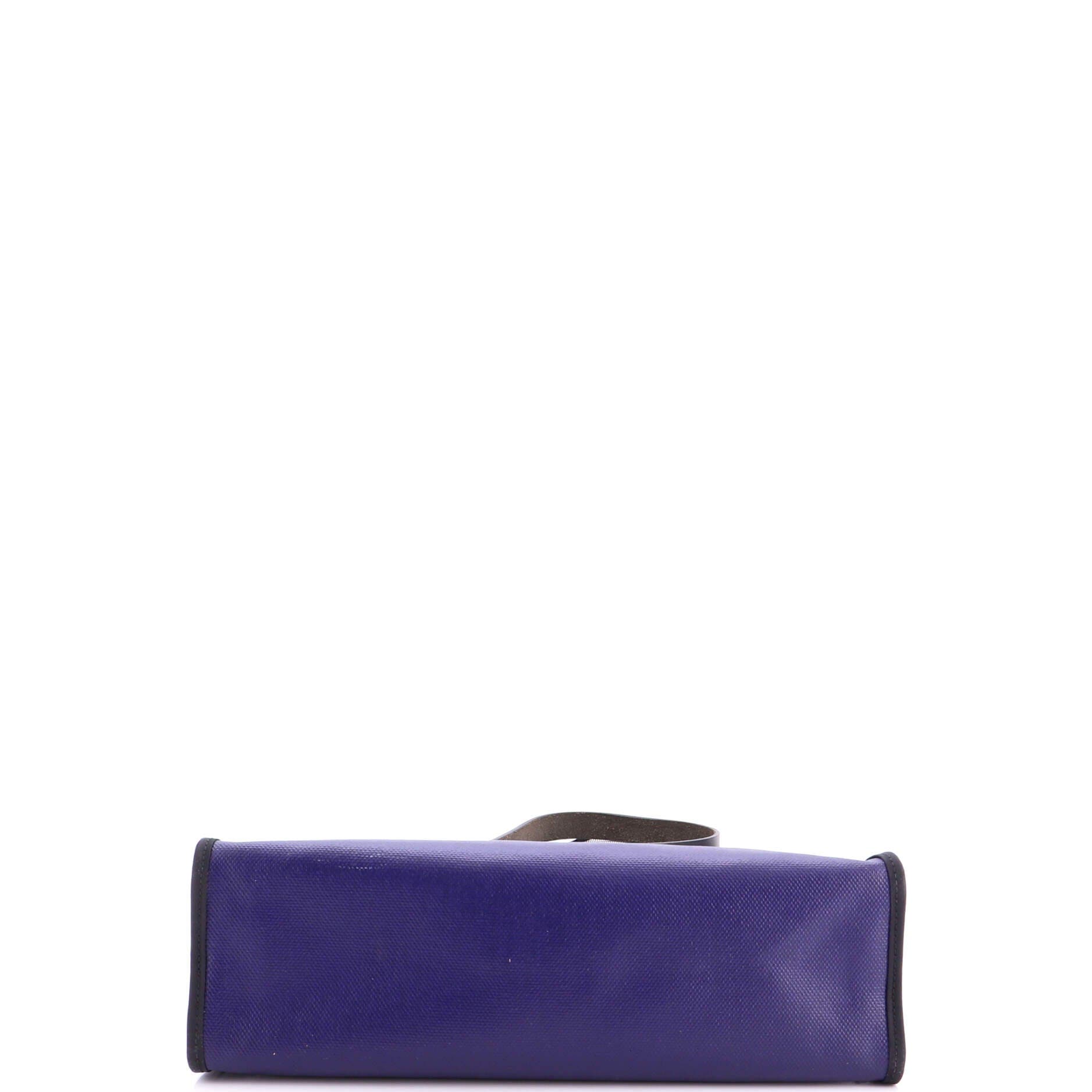 Herbag Zip Berline Vache Canvas and Leather 31, Alternate, color, Bleu Encre