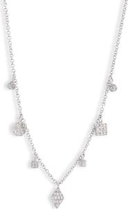 Meira T Diamond Charms Necklace