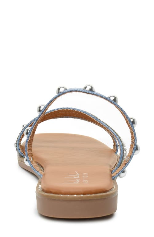 NICOLE MILLER NICOLE MILLER STRAPPY STUD SLIDE SANDAL