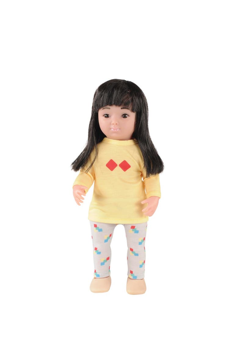 Kaplan Early Learning Company 13" Multiethnic Doll - Asian Girl, Main, color, Multicolored
