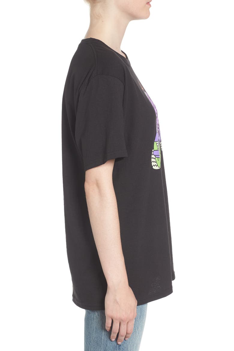 Gangster Doodles Missy Elliott T-Shirt, Alternate, color, BLACK