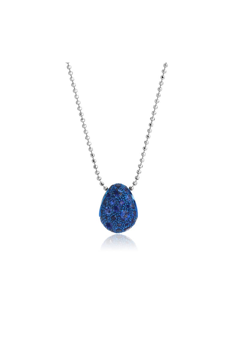 Graziela Blue Sapphire Bahia Pendant & Necklace, Main, color, Blue