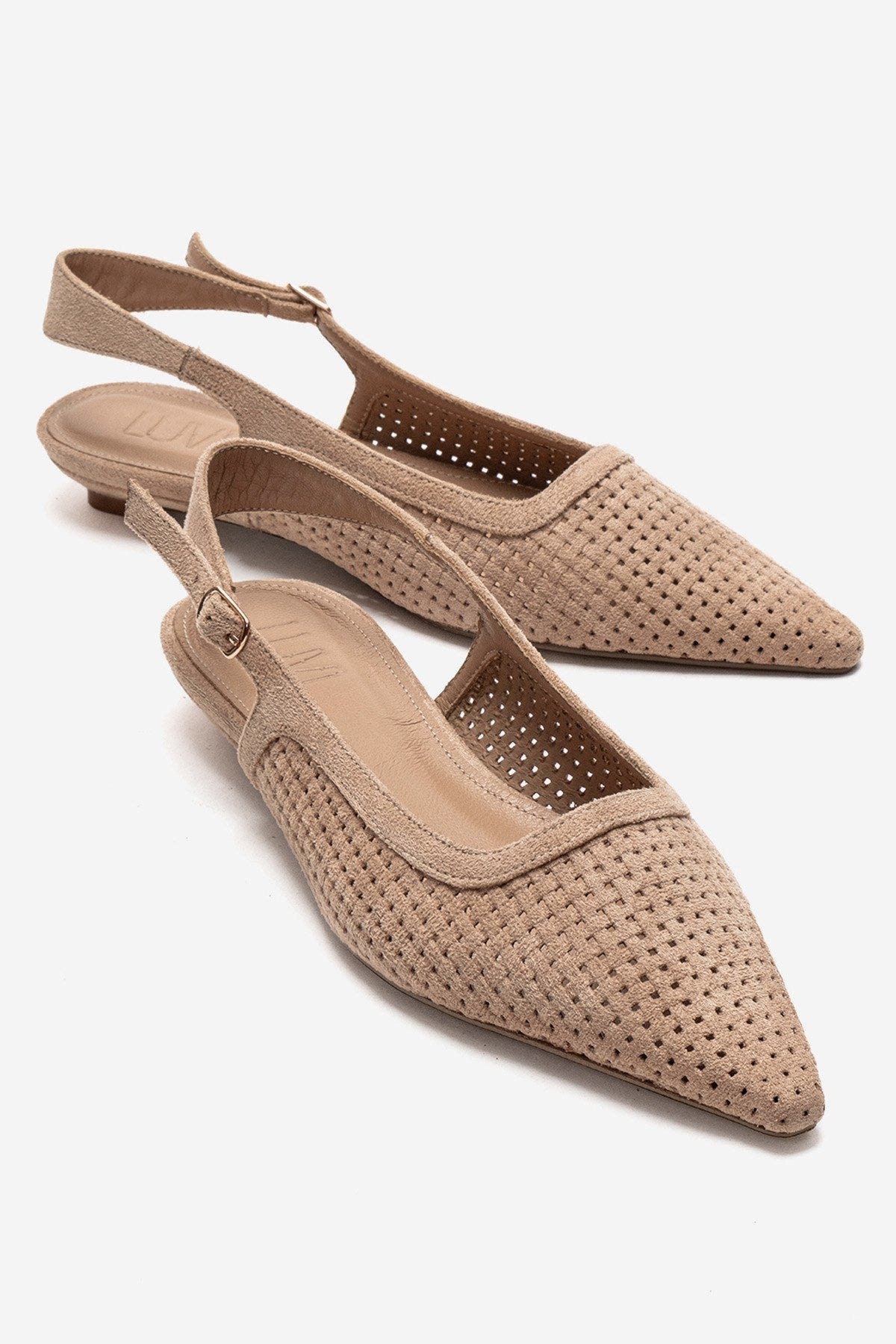 Beige Suede