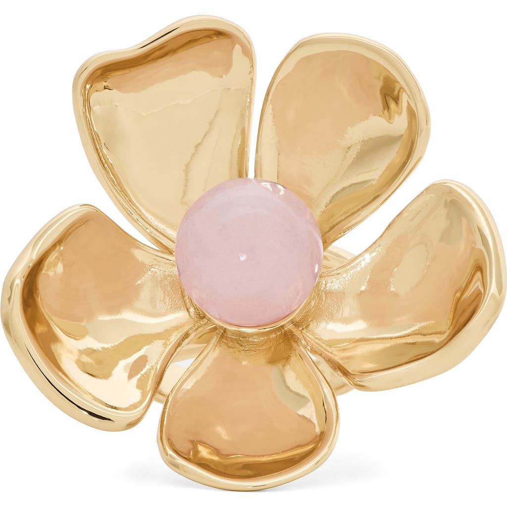Kate Spade New York Floral Statement Ring In Gold