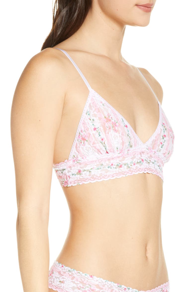 Prairie Stripe Lace Bralette, Alternate, color, PINK MULTI