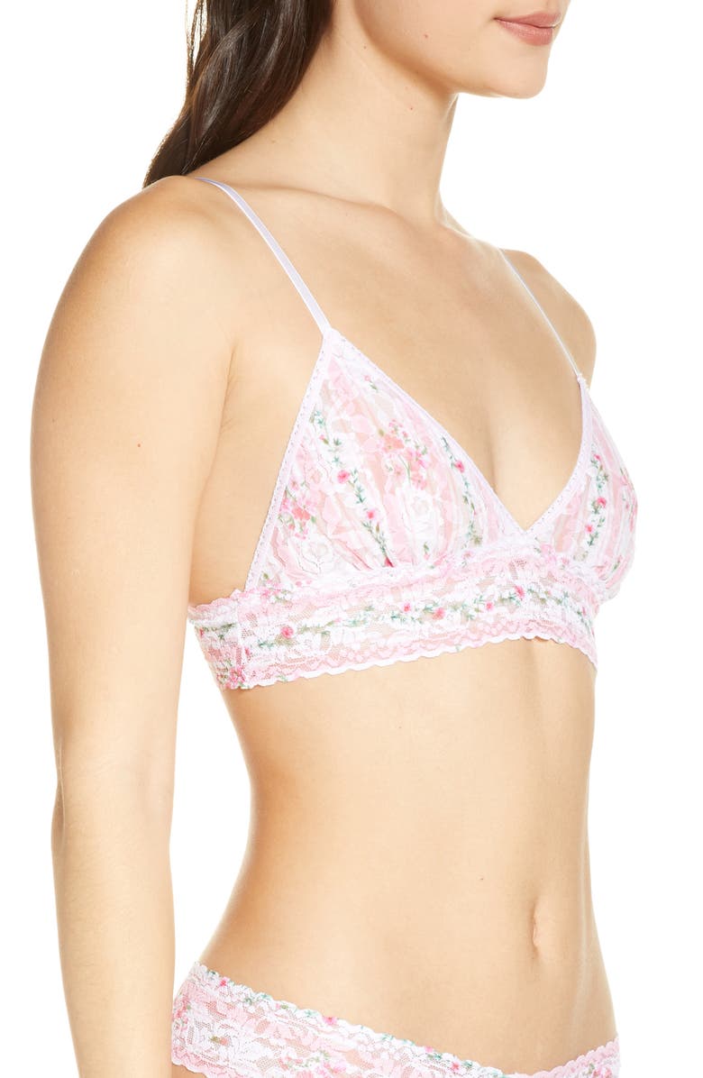 Hanky Panky Prairie Stripe Lace Bralette, Alternate, color, 