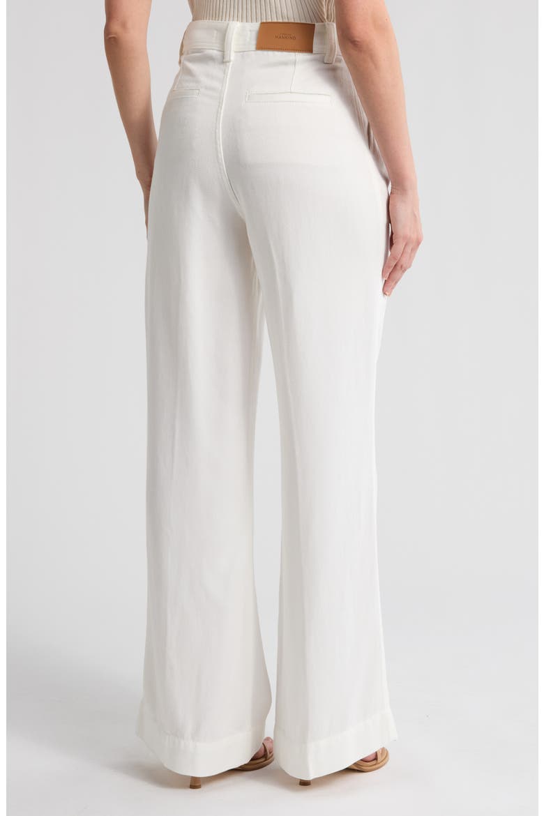 Pleated Wide Leg Trousers, Alternate, color, VESPER