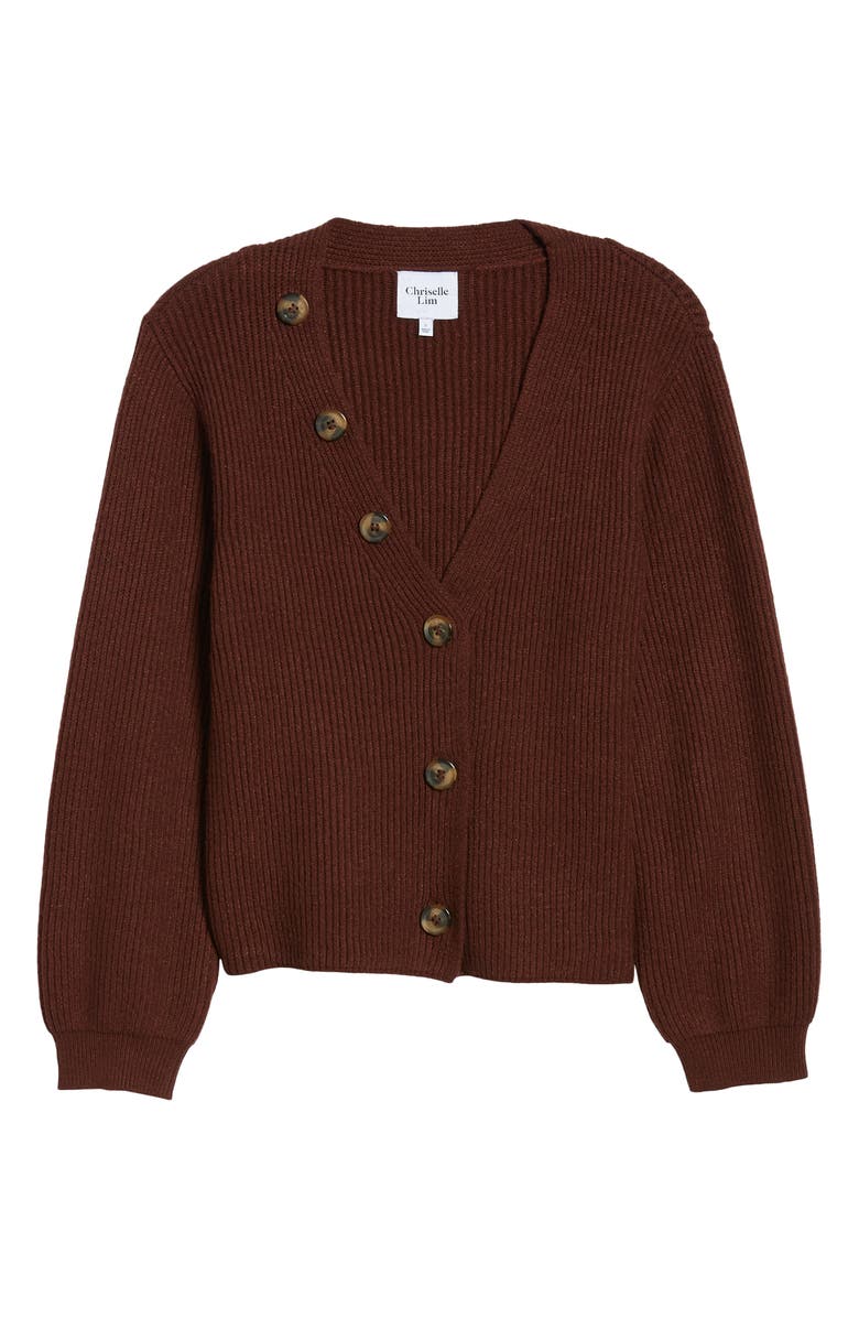 CHRISELLE LIM COLLECTION Chriselle Lim Cleo Button Detail Cardigan, Alternate, color,