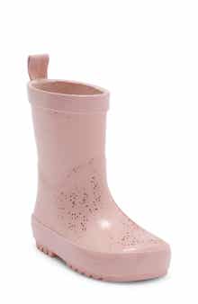 Harper Canyon Kids' Audra Glitter Rainboot