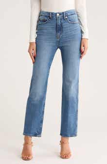 Good American Good Curve Straight Leg Jeans