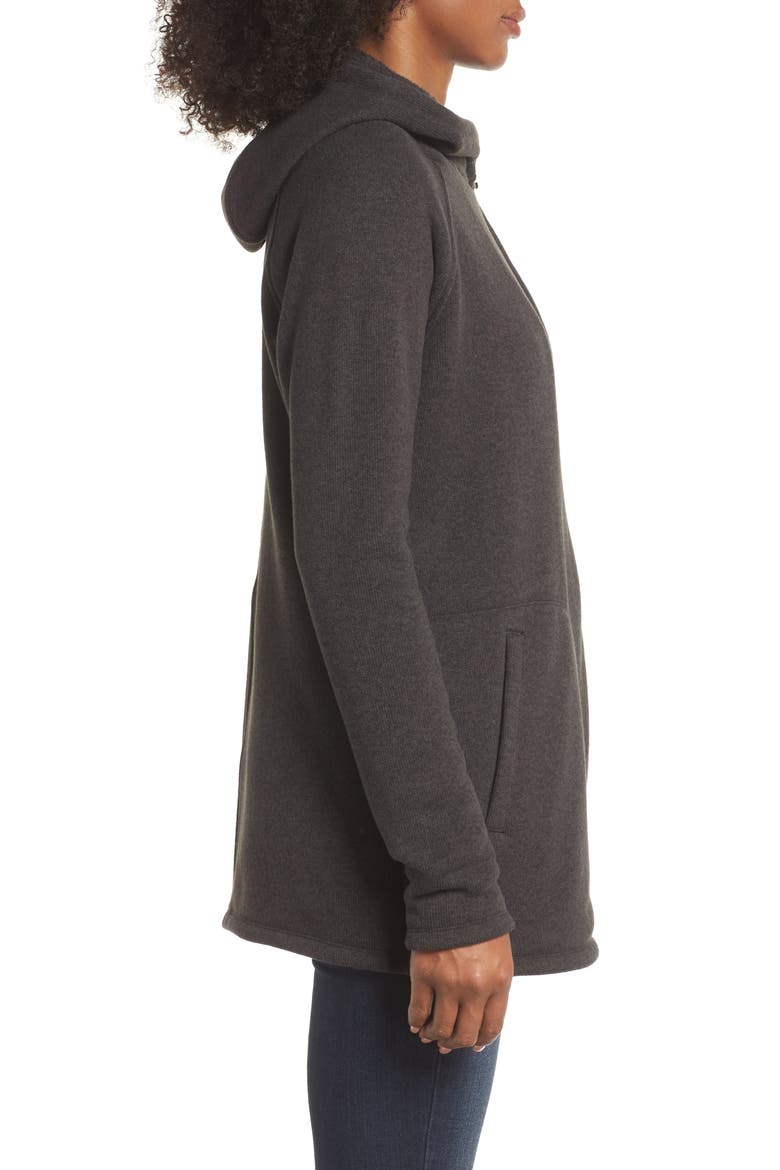 Crescent Wrap, Alternate, color, TNF BLACK HEATHER