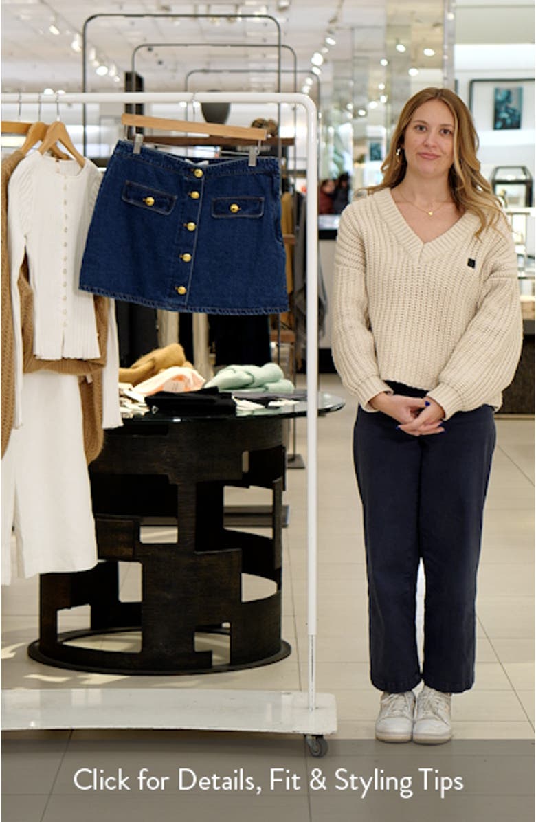 Denim Miniskirt, sales video thumbnail