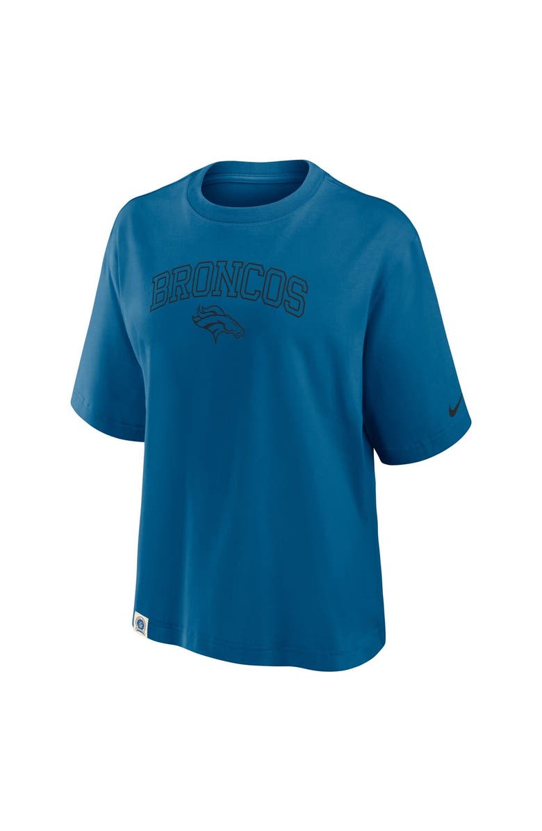 Nike Women's Nike Blue Denver Broncos Glory Arch Boxy T-Shirt, Alternate, color, Blue