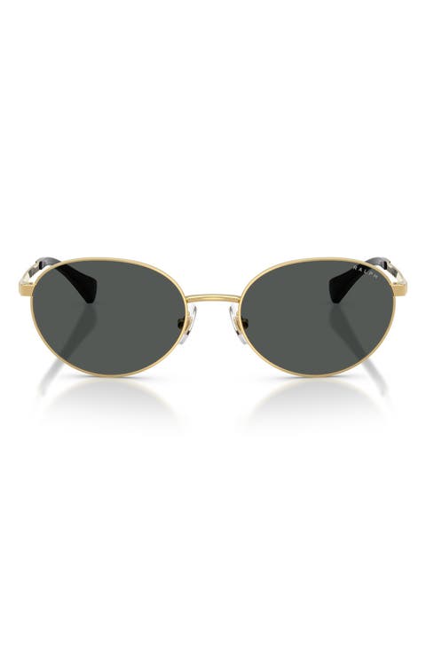 55mm Oval Sunglasses