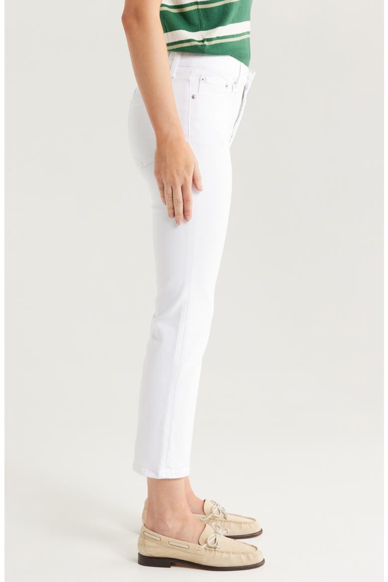 Petite Lennon High Waist Ankle Bootcut Jeans, Alternate, color, VIVID WHITE