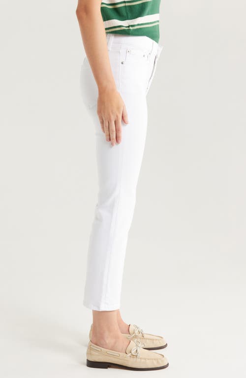 Pistola Petite Lennon High Waist Ankle Bootcut Jeans In White